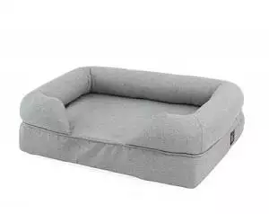 Memory-Foam-Bolster-Cat-Bed-Small
