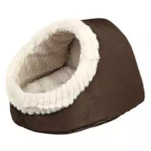 Trixie-Cuddly-Dog-and-Cat-Cave-Brown-Small